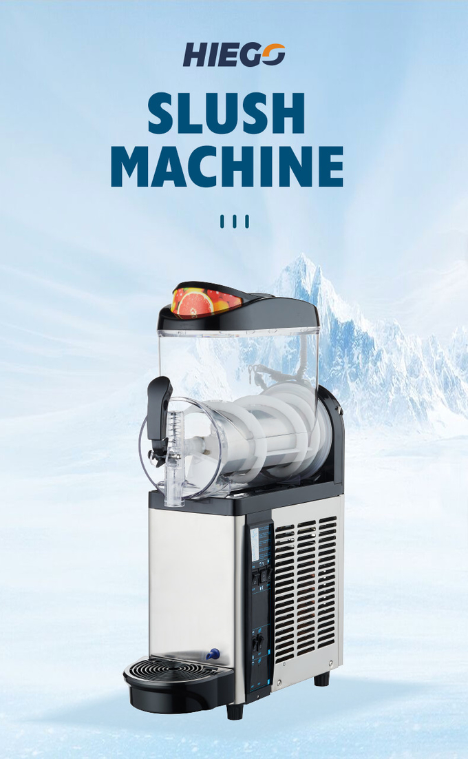पूर्ण स्वचालित वाणिज्यिक स्लश मशीन आइस स्लशी बनाने की मशीन 12L 0